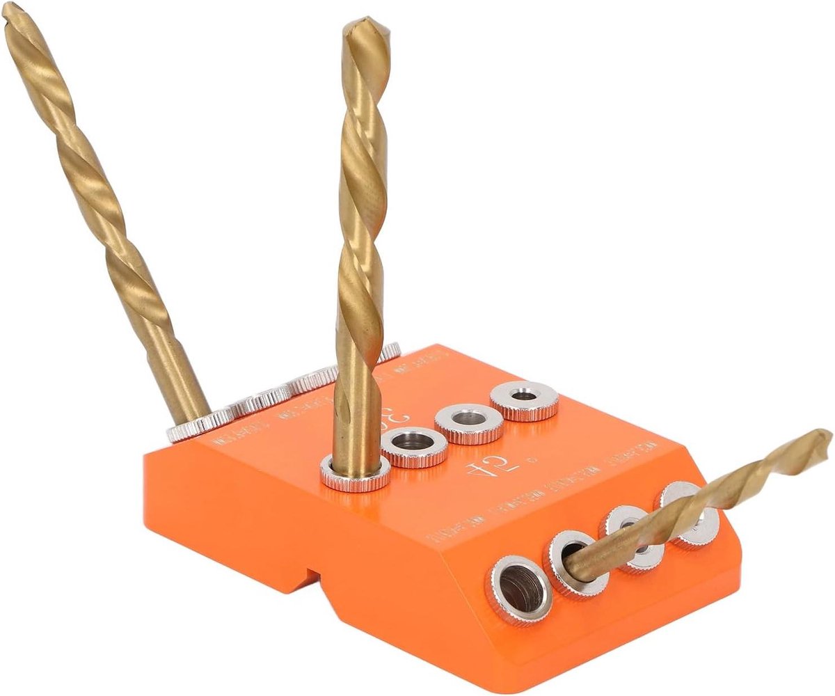 Schuine Boorgeleidermal - Boorsjabloon Mallen - Nauwkeurig Boren - Meerhoekige Compatibiliteit - 30 45 90 Graden - Grijs