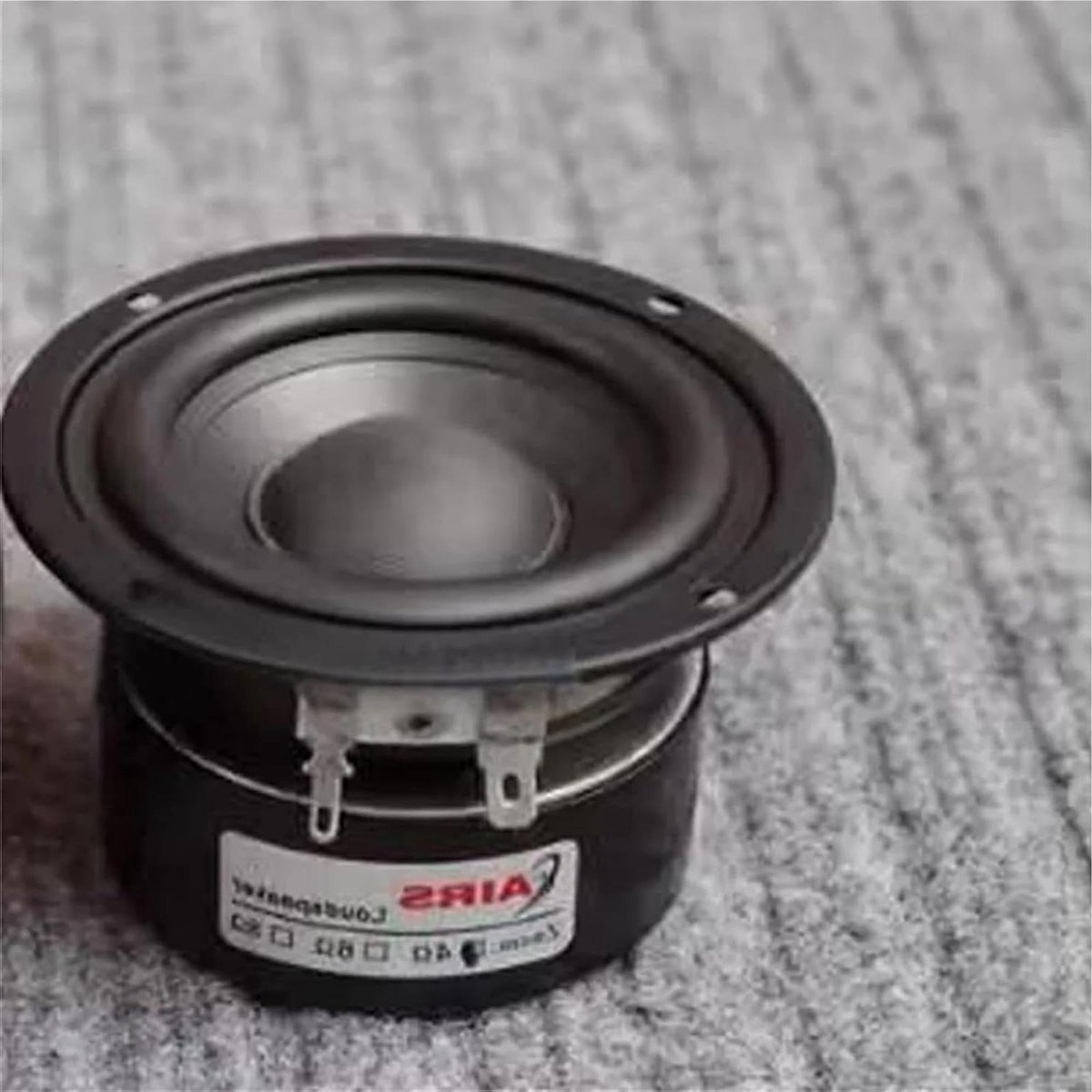 Subwoofer Luidspreker - Woofer Bas - Hifi Audio - Doe-het-zelf Component - 7.6 cm - Zwart