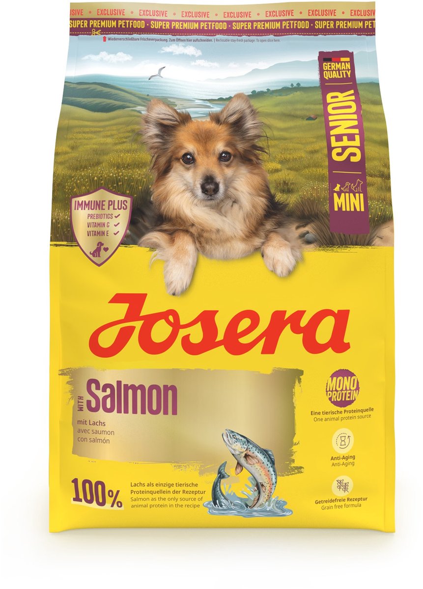 3 kg Josera mini senior salmon hondenvoer