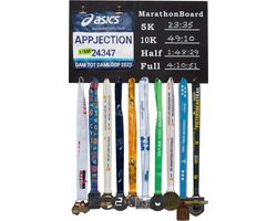 MarathonBoard™ - Classic - Medaillehanger - Medaille rek - Medaille ophangen - Medaille houder - Hardlopen - Hardloop cadeau - Inclusief Montageset & Krijt