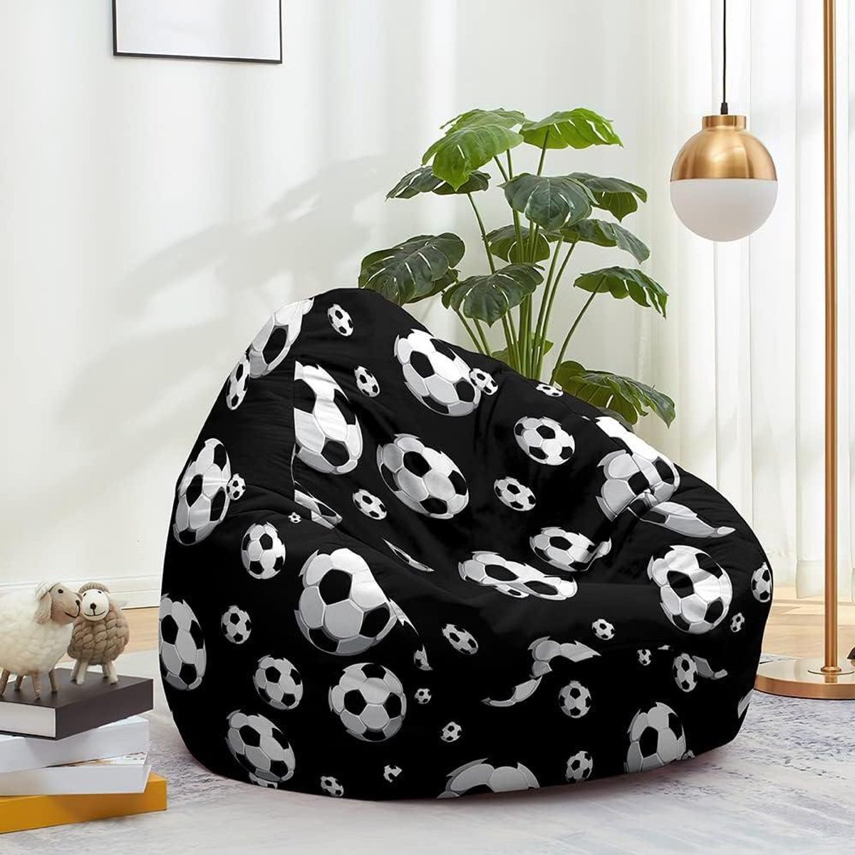 Zitzakhoes - Beanbag hoes Loungestoel hoes - Ontspannen Zitten - Wasbare Hoes - 100 x 120