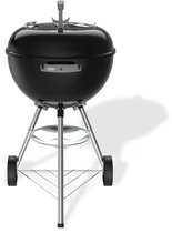 Weber Bar-B Kettle - Ø 47 cm Grillrooster - Houtskoolbarbecue - Zwart - Asopvangschaal - 2 Duurzame weersbestendige wielen - Dekselthermometer - 2 Gereedschapshaken - Kras- en roestbestendig
