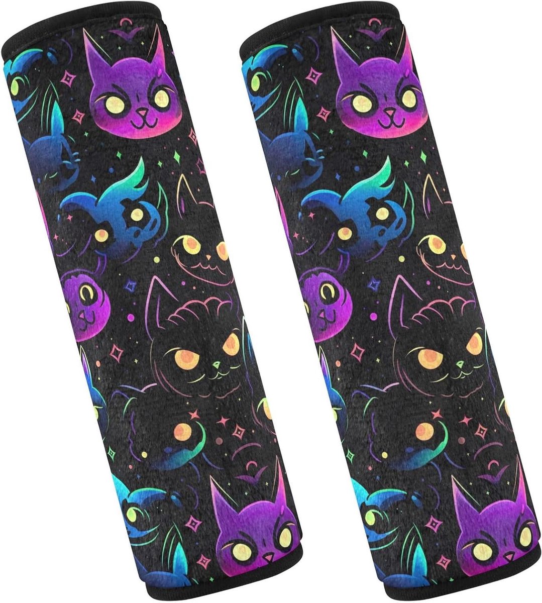 Veiligheidsgordelhoes - Gordelkussen Autogordel - Comfortabel Rijden - Zacht Polyester Flanel - S: 165 x 165 cm - Kleurrijk Galaxy Print