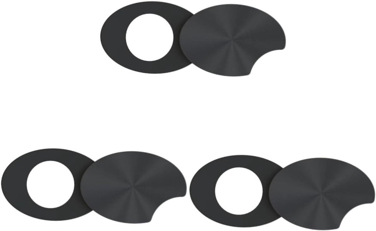 Webcam Hoesjes - Webcam Cover - Privacy Beschermen - Eenvoudig Te Gebruiken - 1.3 x 0.9 cm - Zwart