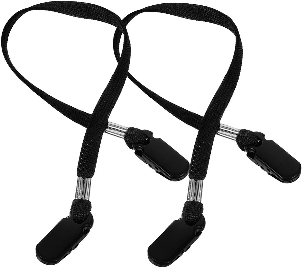 Reishat Clip - Reistas Accessoire - Reizen - Dubbelzijdig - 31 cm - Zwart