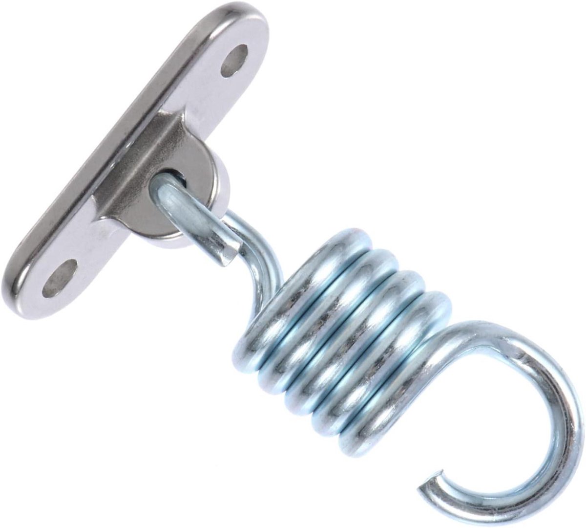Bevestigingsset Hangmat - Schommel Haken - Buiten Ophangen - Roestvrij Staal - 11 x 4 x 4 cm - Zilver