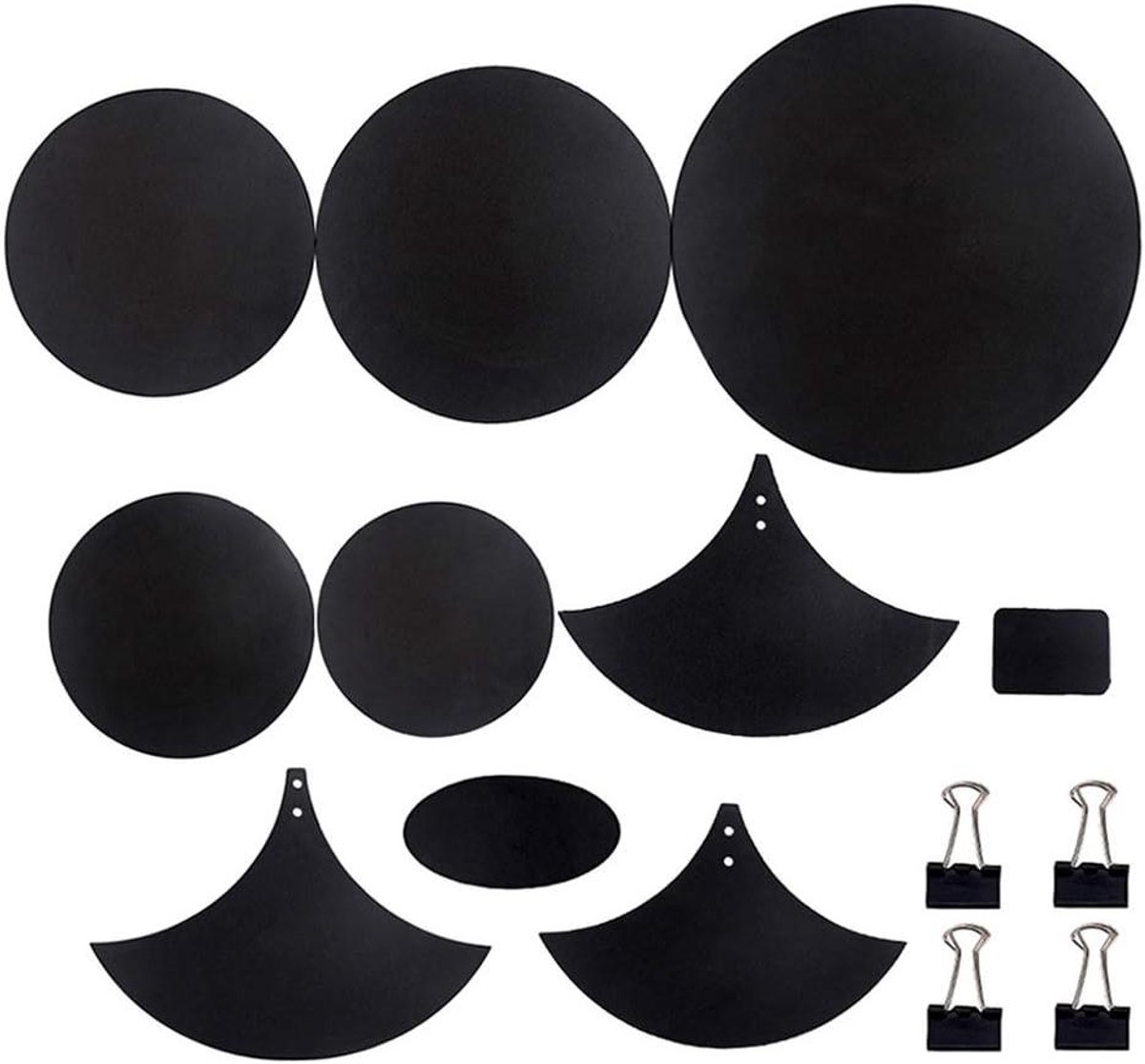 Drum Demper Set - Stille Oefenpads - Drummen Oefenen - Volumevermindering - 55cm - Zwart