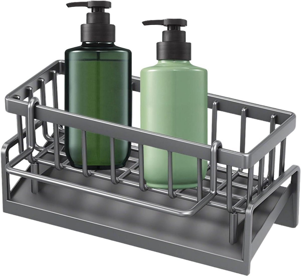 Aanrecht Organizer - Keuken Caddy - Gereedschap Opbergen - Snelle Drainage - 23x10.5x9cm - Wit