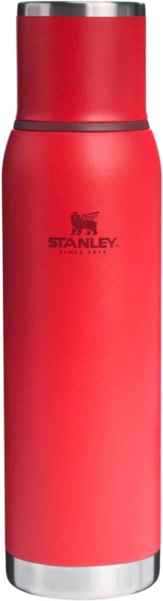 Stanley Adventure To-Go Thermosfles 1.3L (Chili Red) - Lekvrij - Geïsoleerd Deksel - BPA-Vrij - Doorschenkstop Om Gecontroleerd Te Schenken