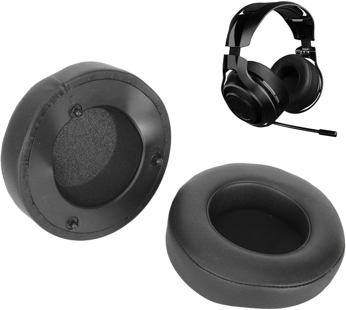 Vervangende Oorkussens voor Gaming Headsets, Professionele Geluidsisolatie, Comfortabele Oorkussens van Hoogwaardige Geheugenfoam, Ideaal voor Langdurig Gebruik en Verbeterde Geluidskwaliteit