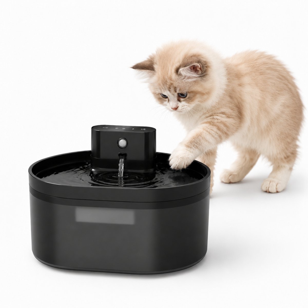 AnimalAesthetics Waterfontein Kat met Sensor - Drinkfontein Kat Draadloos - Met Filter