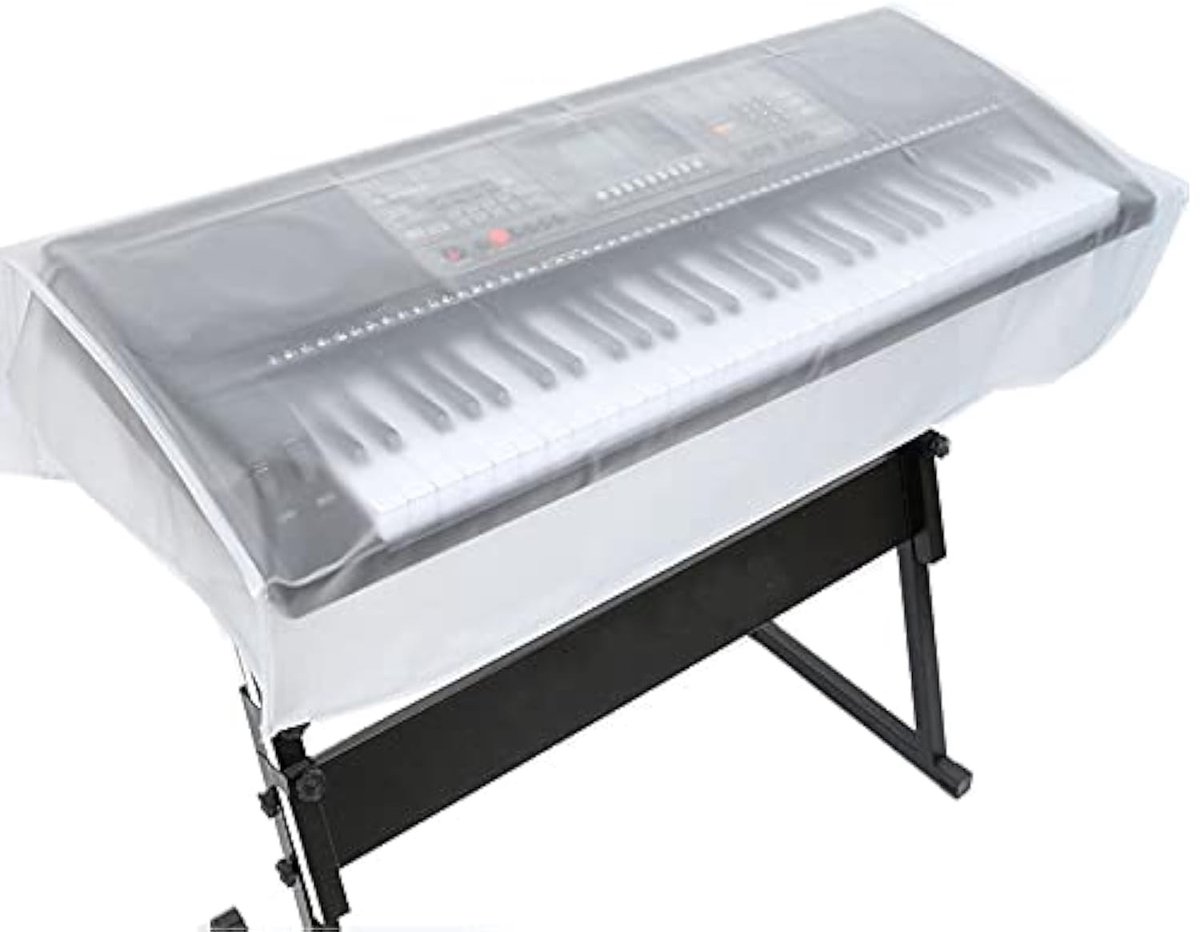 aladdien - Piano Keyboard Cover - Waterdicht - 88 Toetsen - Stofdicht - Geurbestendig - Bescherming voor Piano en Orgel - Transparante Hoes