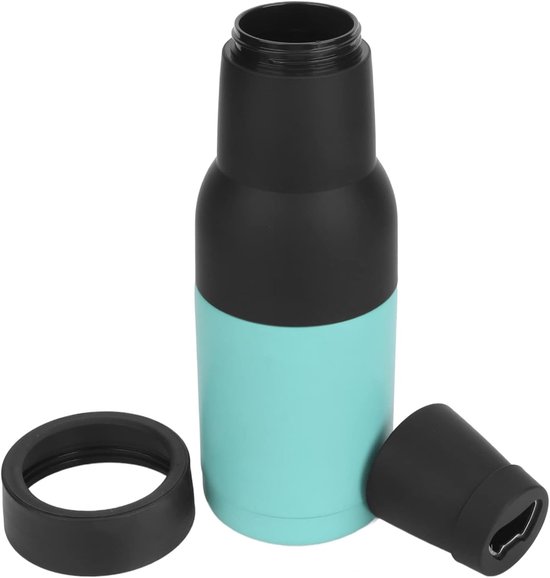 Bierfles Isolator - Blikhouder Koeler - Drankjes Koel Houden - Dubbele Wand Vacuüm Isolatie - 300-400 ml - Groen — afbeelding 5
