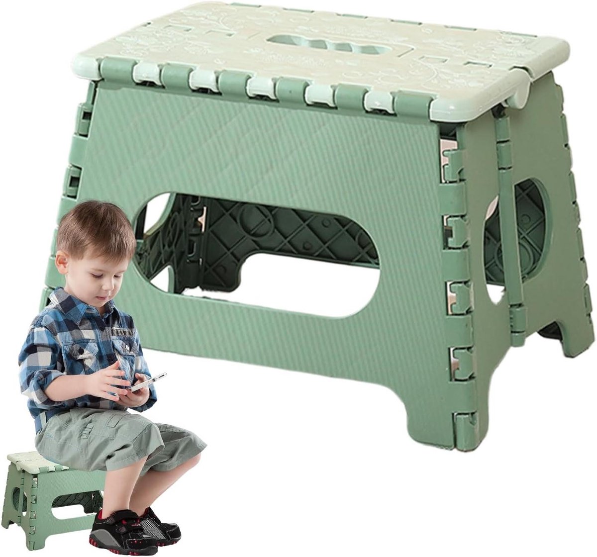 Opvouwbare Douchestoel - Draagbare Kruk Badkamer - Veilig Douchen - Opvouwbaar Compact Ontwerp - 275 x 21 cm - Groen