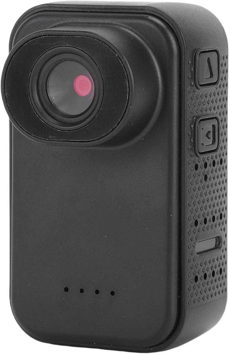 Mini Body Camera - Draagbare Camcorder Actiecamera - Veiligheid Vastleggen - 120° Groothoeklens - 50x28x25mm - Zwart