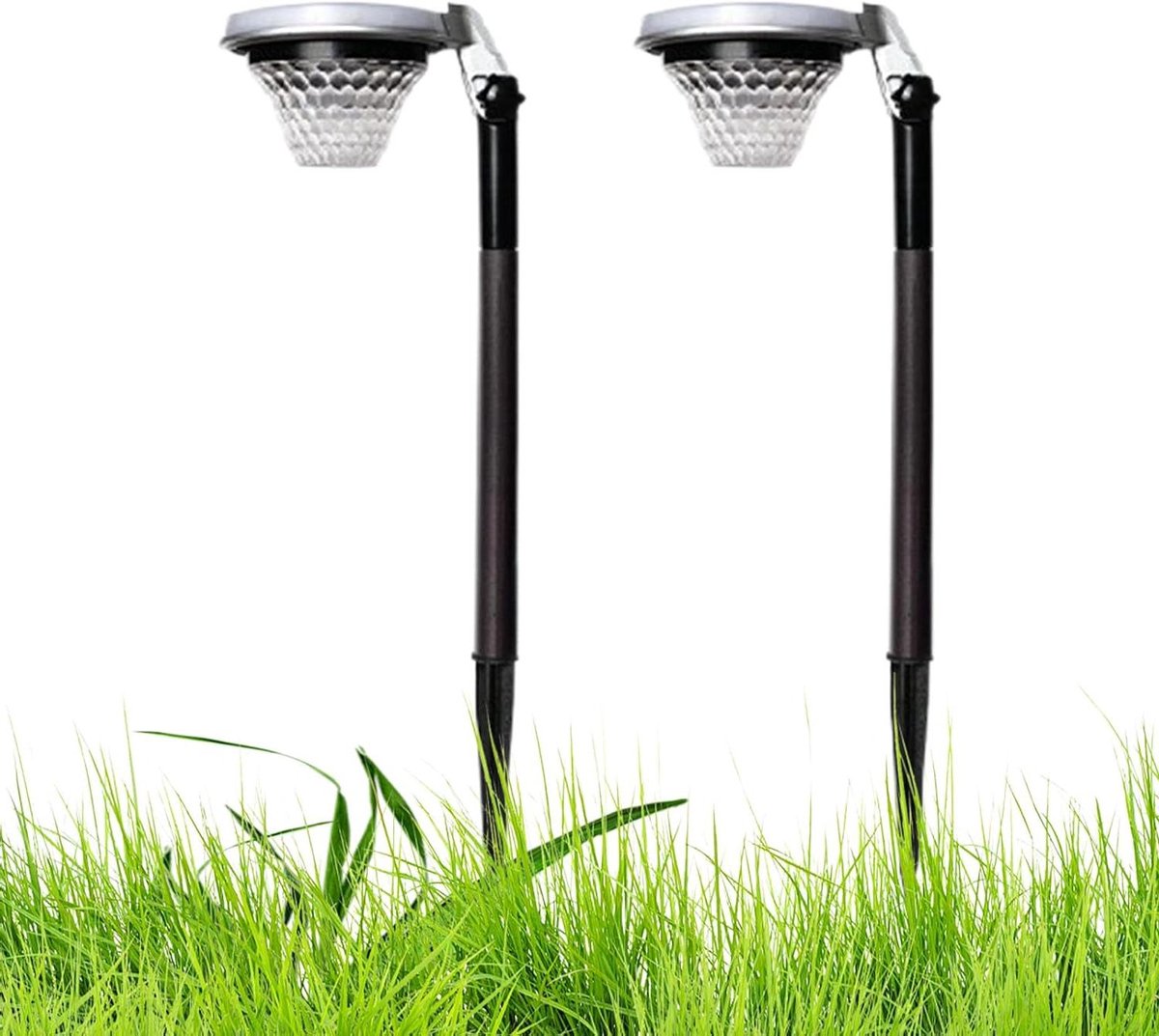 Zonnepaneel Verlichting - Buitenverlichting Solar - Tuin Decoratie - Weerbestendig Design - 24 x 13 cm - Niet gespecificeerd
