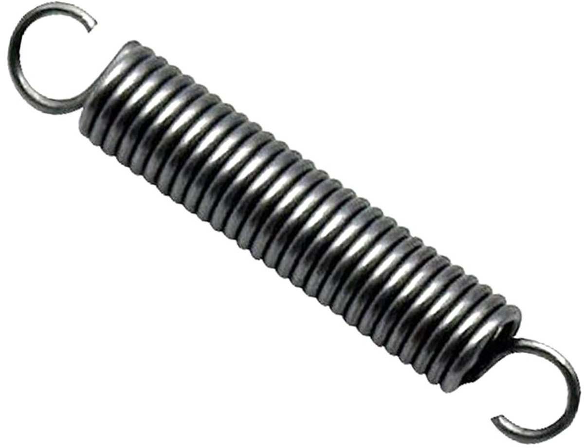 Dubbele Haak Spiraalveren - Trekveren - Bevestiging Toepassingen - Sterke Veerconstructie - 2mm x 14mm x 220mm - Metaal
