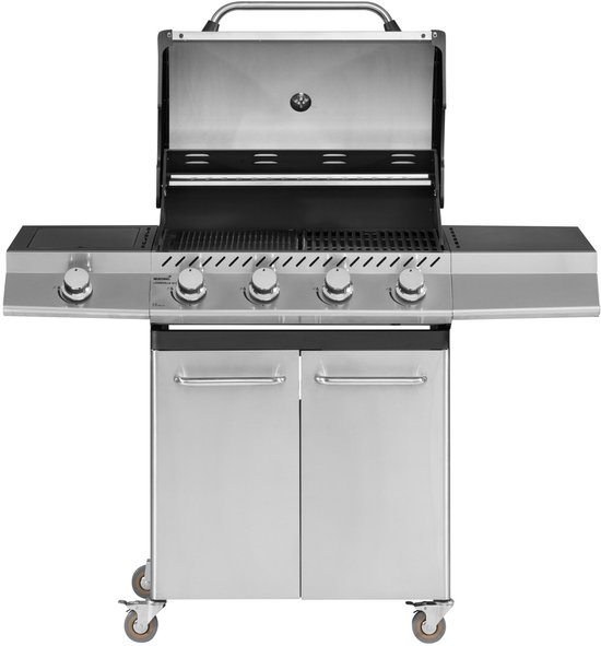 Mustang Gasbarbecue Louisville 4+1 - RVS met 4 Branders en Zijbrander - 16 kW - Luxe Buitenkeuken van Mustang — afbeelding 5