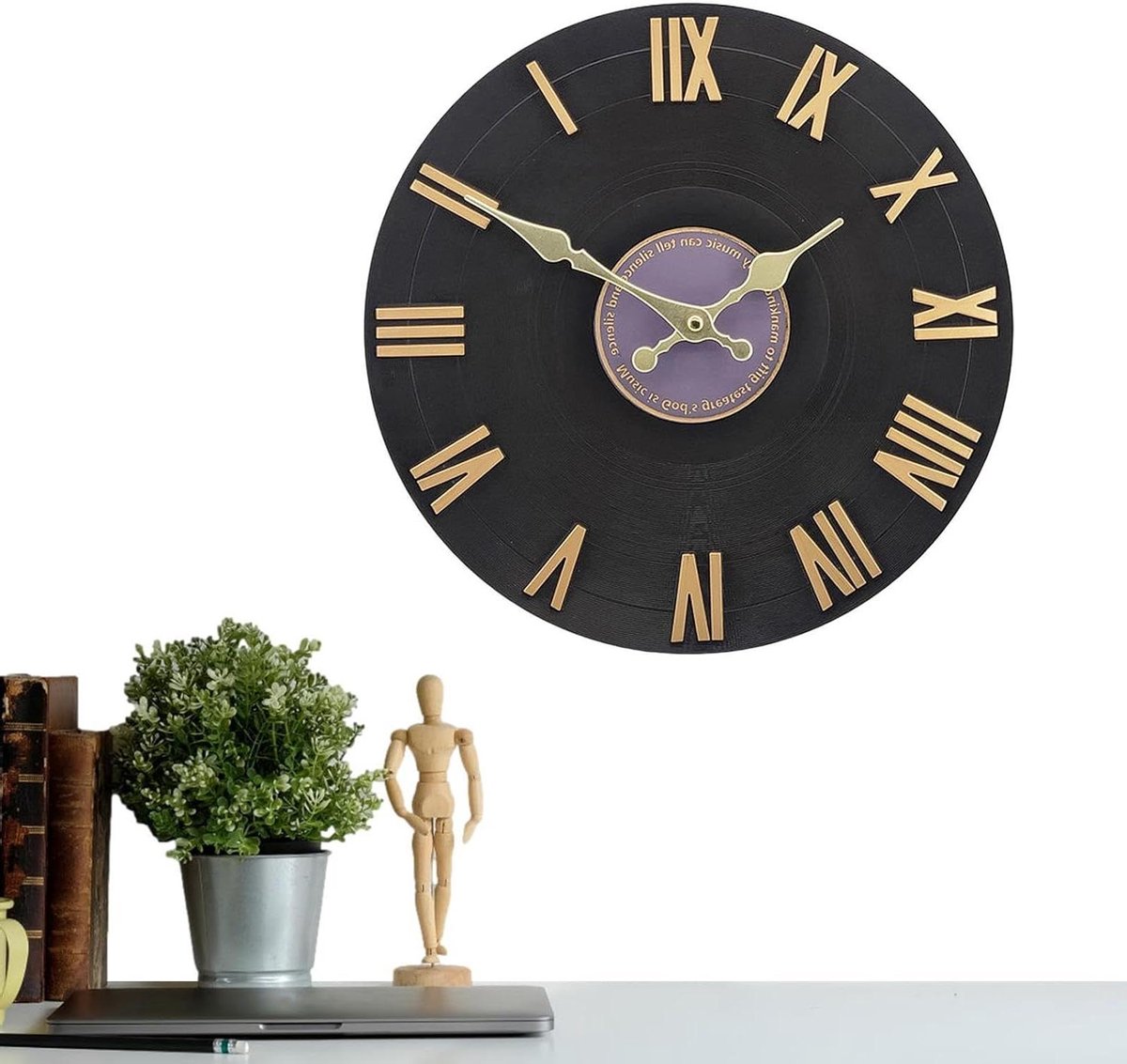 Buitenklok Waterdicht - Wandklok Buiten - Buitenruimte Decoreren - Veerkrachtige Hars Constructie - 30 cm Diameter - Niet gespecificeerd