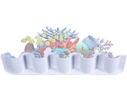 Aquarium Substraat Divider - Aquarium Isolatie Bord - Aquarium Inrichten - Zand en Grind Scheiden - 27 x 2 cm