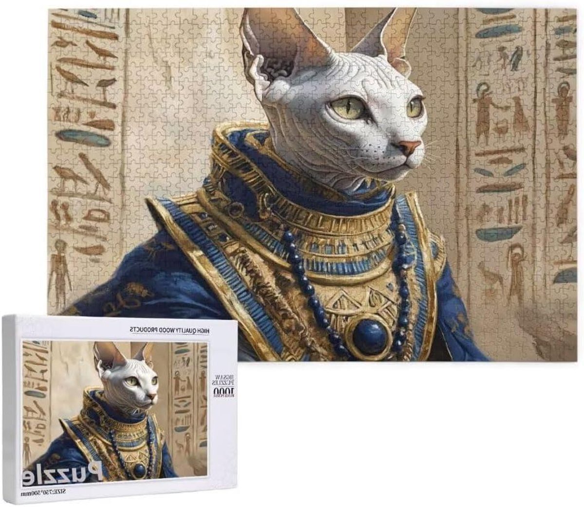 Legpuzzel Volwassenen - Puzzel Katten - Ontspanning Thuis - Uniek Gesneden Stukken - 75x50cm - Meerdere kleuren