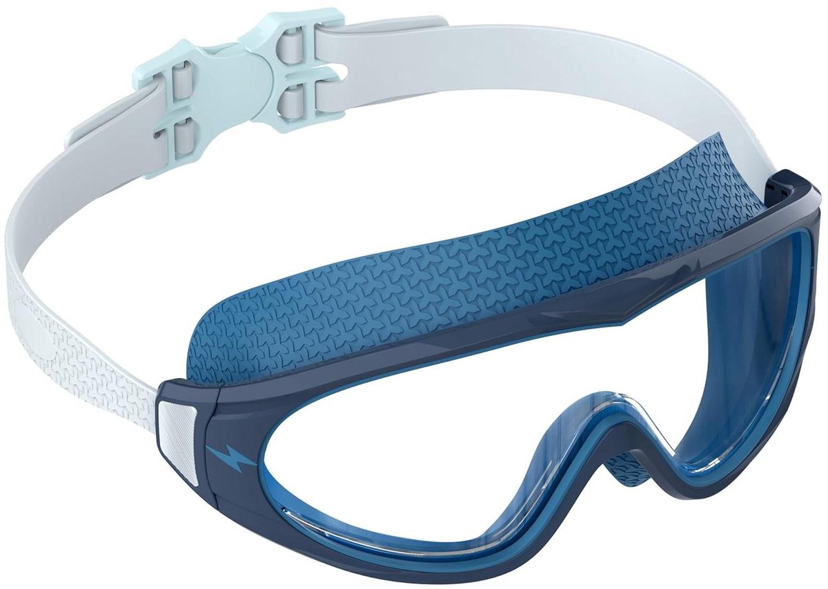 Zwembril Volwassenen - Duikbril Water Sport - Zwemmen in Zee - Groot Frame HD - Universeel - Blauw