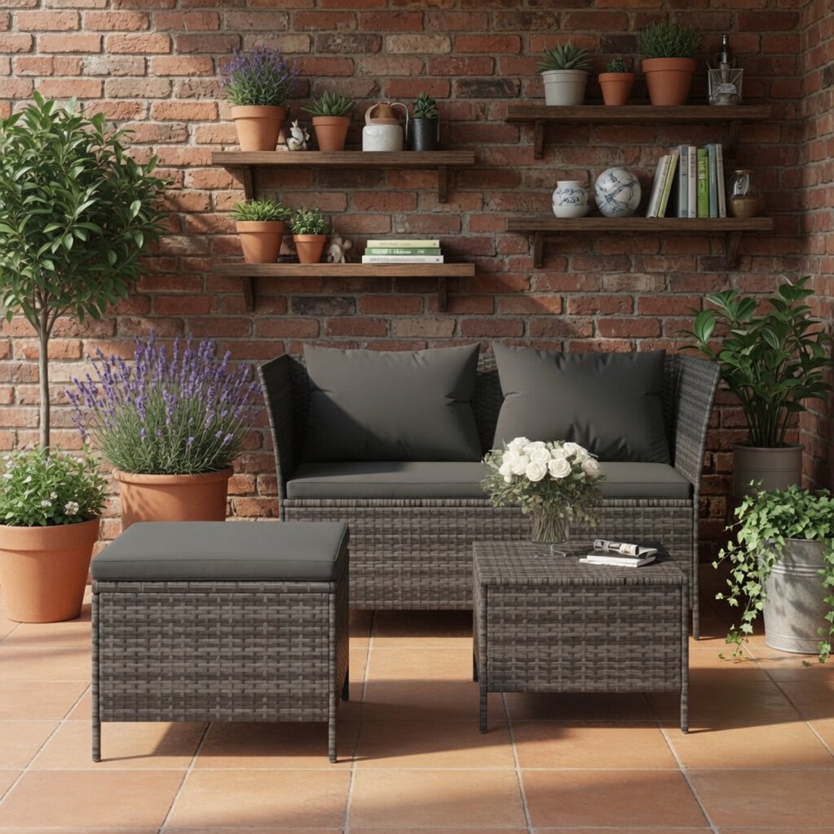 Luxe L-vormige Hoekbank – Industrohome