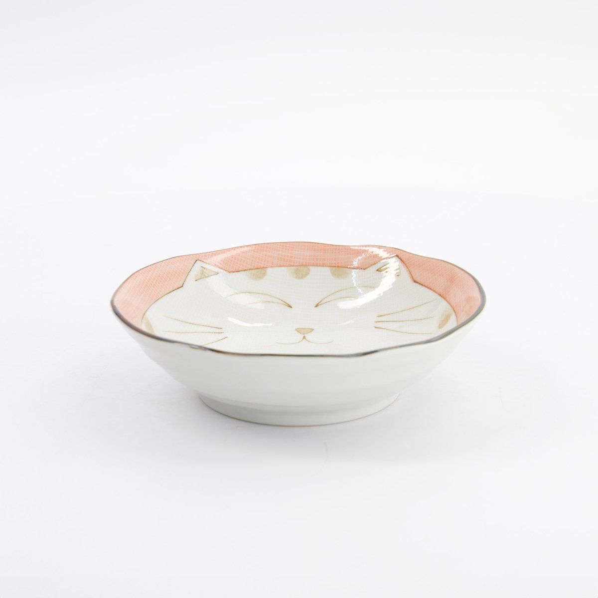 TOKYO DESIGN STUDIO - ROZE KOM KAWAII CAT 16,5CM 450ML PINK