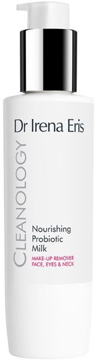 Dr Irena Eris Cleanology Nourishing Probiotic Milk Make-up Remover 190 ml - Luxe Reinigingsmelk Voor Gezicht, Ogen En Hals - Zachte Make-up Remover Met Amandelolie, Algenextract En Probiotisch Complex - Hydraterende En Kalmerende Face Cleanser