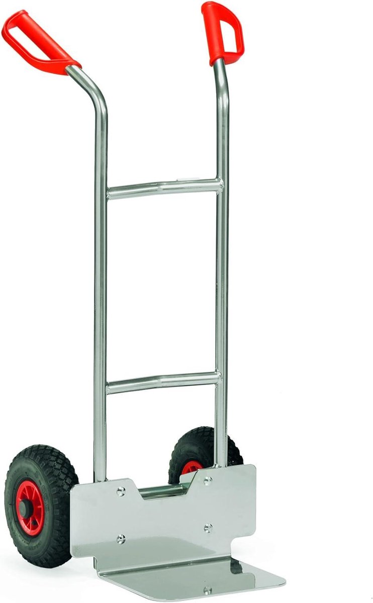 Aluminium kar - Transportwagen - Materiaal verplaatsen - Gelaste uitvoering - 150 kg draagvermogen - Zilver