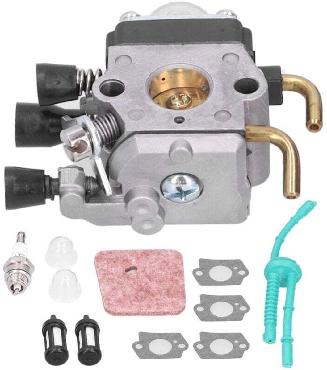 Carburateurrevisiesets geschikt voor STIHL HL45, HS45, KM 55, FC55, FS45, FS46, FS46C, FS55, FS55R en FS45C grasmaaiers.