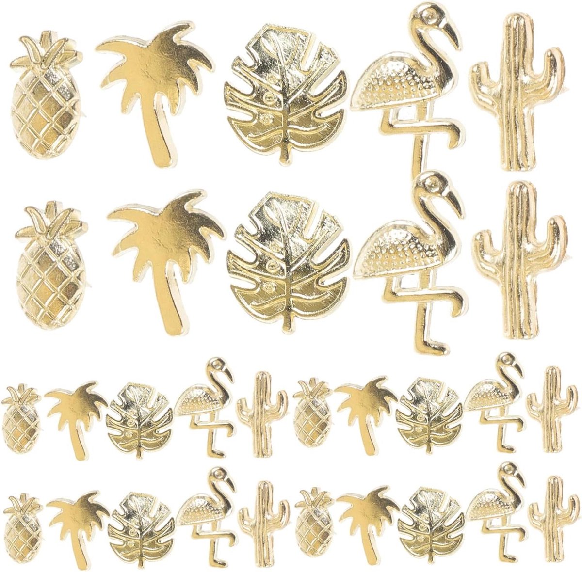 Metalen Punaises - Decoratieve Speldjes - Documenten Bevestigen - Creatief Cactus Ontwerp - 3 cm - Assorti