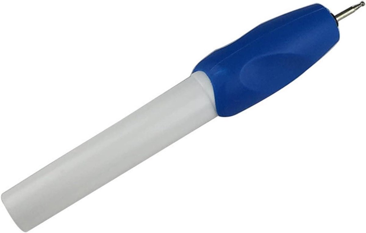 Elektrische Graveerstift - Graveerpen Gereedschap - Persoonlijke Decoratie - Veelzijdig Materiaal Gebruik - 18 cm - Grijs