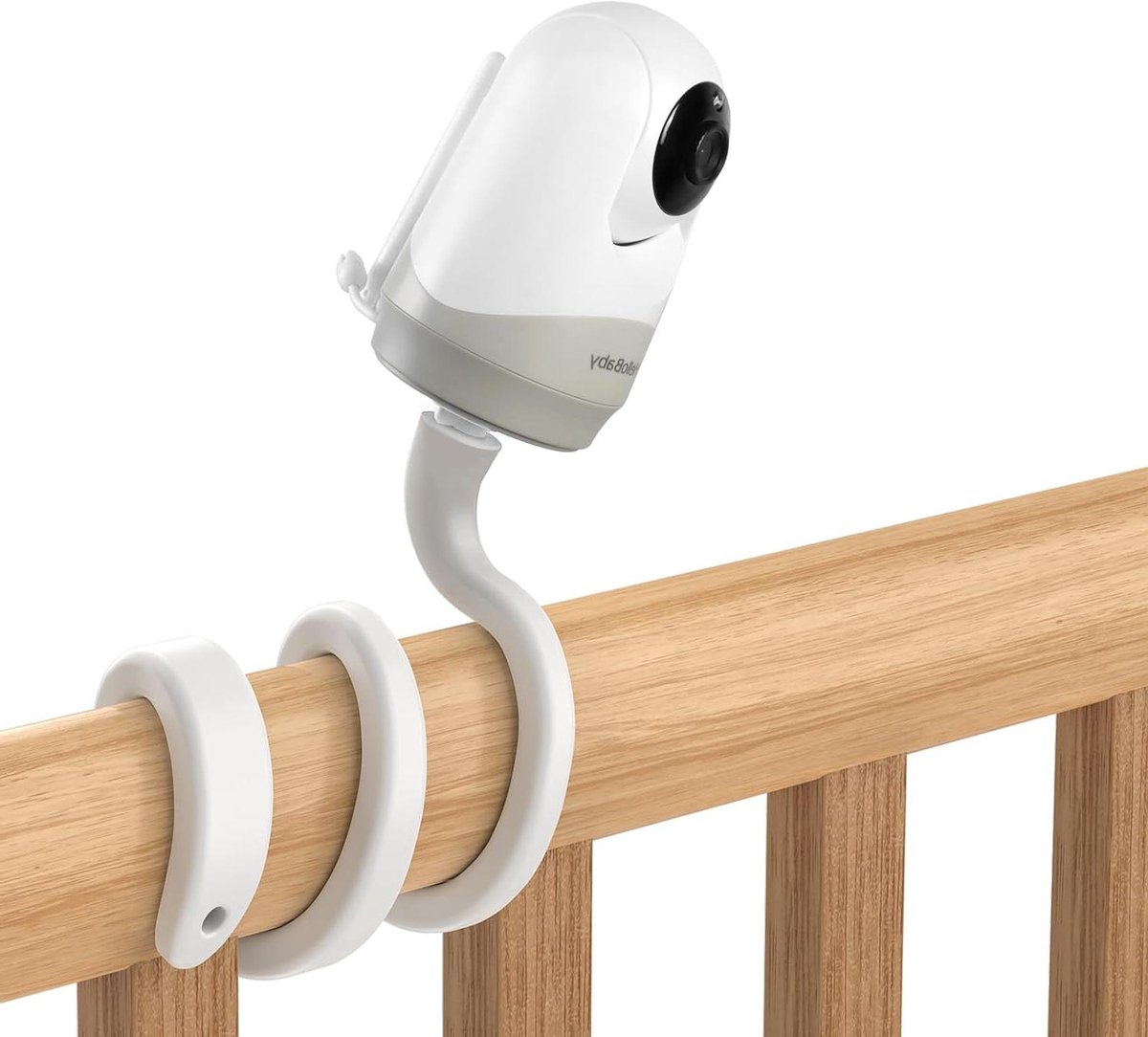Flexibele Babyfoon Houder - Camera Beugel - Babykamer Bewaken - Universeel Verstelbaar - N.v.t. - Wit