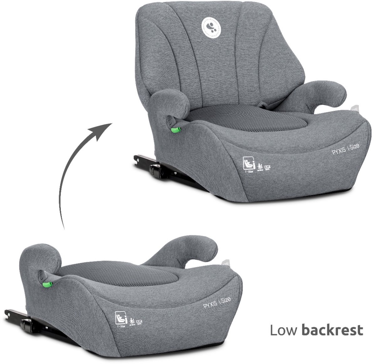 Lorelli Pyxis - Autostoeltje - i-Size Booster - 125-150 cm - Isofix - Zwart – foto 5