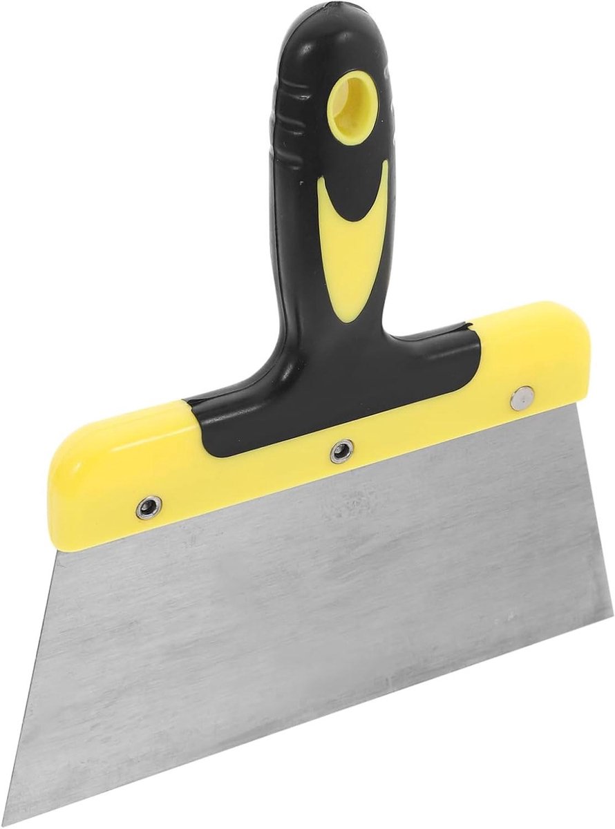 Vogelpoep Schraper - Vogel Kak Verwijderaar - Kooi Schoonmaken - Ergonomische Handgreep - 21.5 cm - Geel