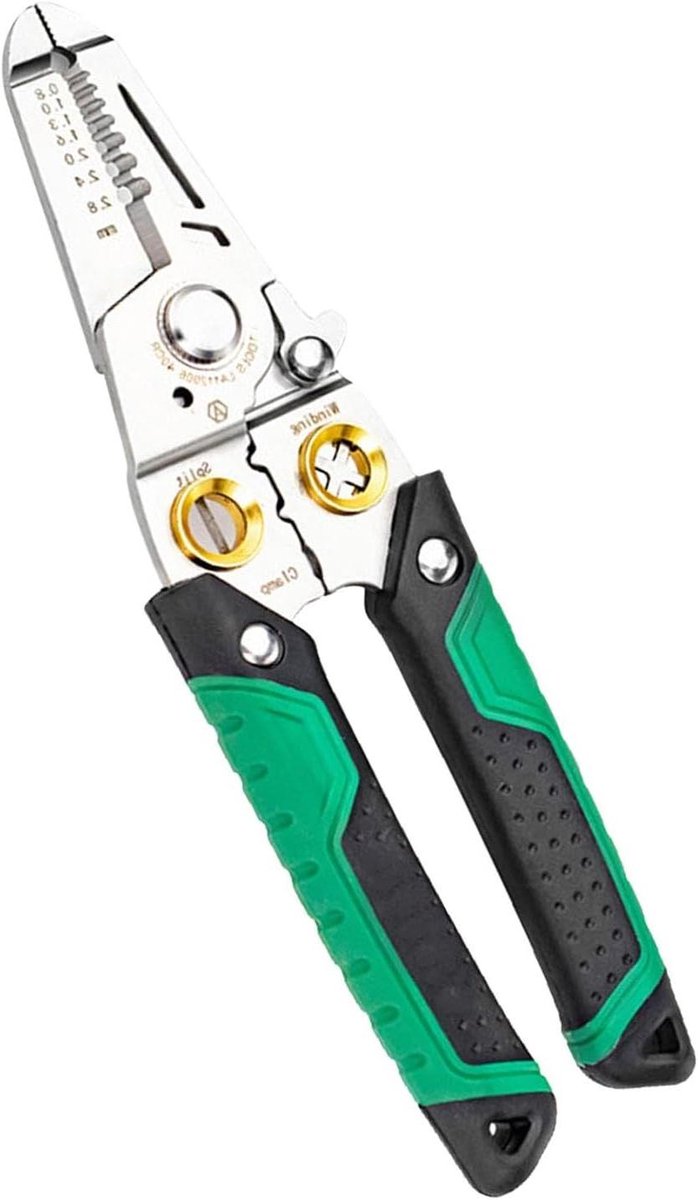 Kabelsnijder Striptang - Elektrisch Gereedschap - Elektrisch Onderhoud - Veelzijdig Inzetbaar - 19 cm - Zwart