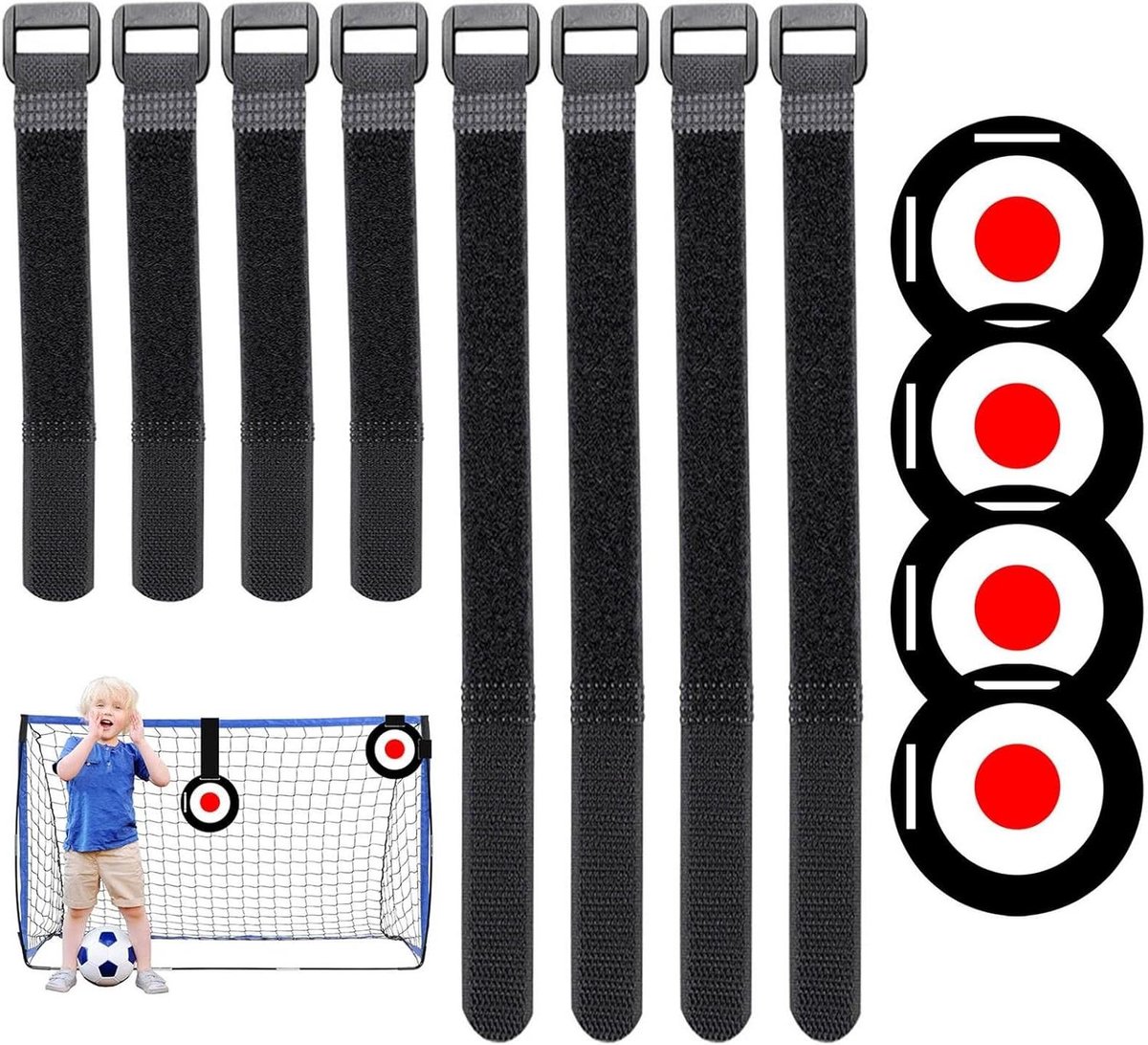 Voetbal Trainingsdoelen - Oefendoelen Schijven - Sportvaardigheden Verbeteren - Verstelbare Riemen - 25 cm - Niet gespecificeerd