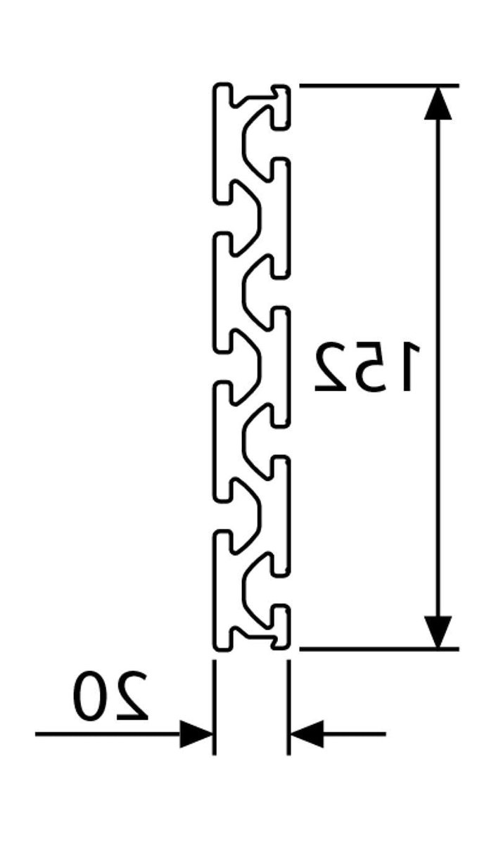 Aluminium profiel - Systeemprofiel plaat - Constructie bouwen - Zwaar geanodiseerd - 160mm - Zilver