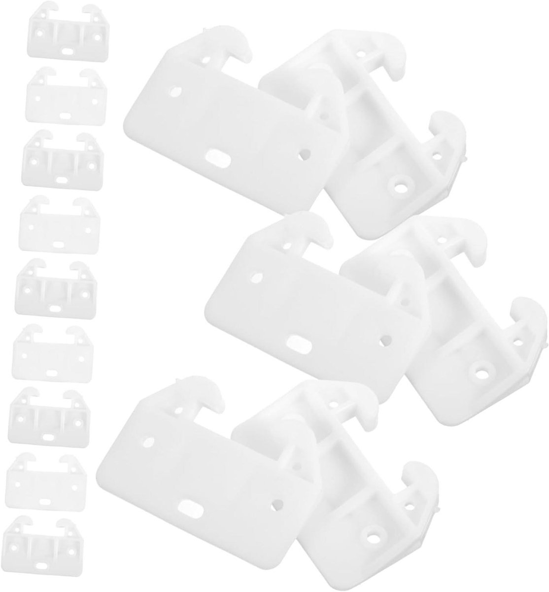 Ladestoppers Krabvormig - Kast stoppers - Laden Beveiligen - Eenvoudig te Installeren - 58x41x16mm - Wit