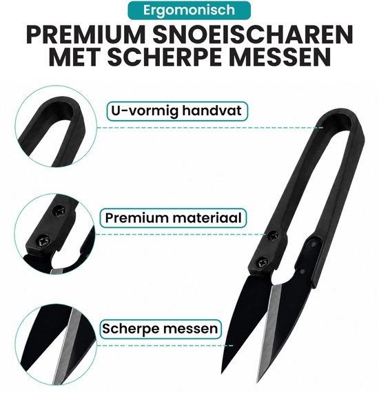 Twenty4seven® Mini Snoeischaar - 2 Stuks - Tuinschaar Bloemen - Plantenschaar & Bloemenschaar - Ergonomische Takkenschaar van Twenty4seven — afbeelding 3