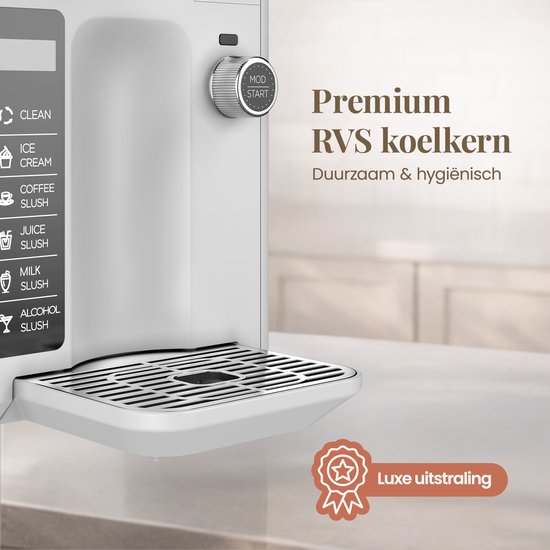 Fornello Slushmachine Wit - Ijsmachine van Merkloos — afbeelding 4