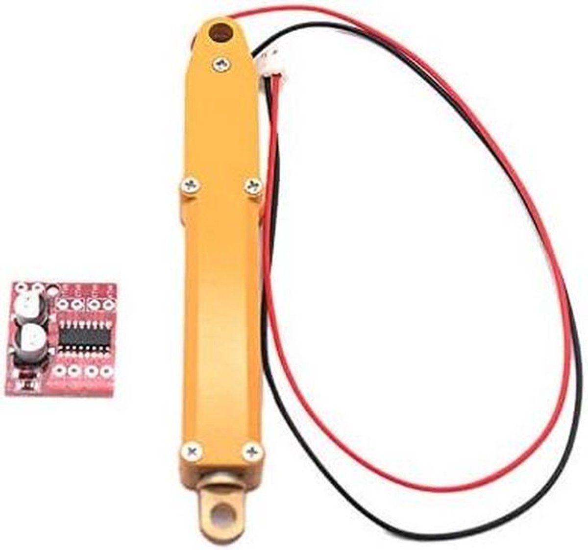 Metalen Cilinder Set - Model Motor Aandrijving - RC Modellen Bouwen - Gesloten Putter Ontwerp - 6V - Geel
