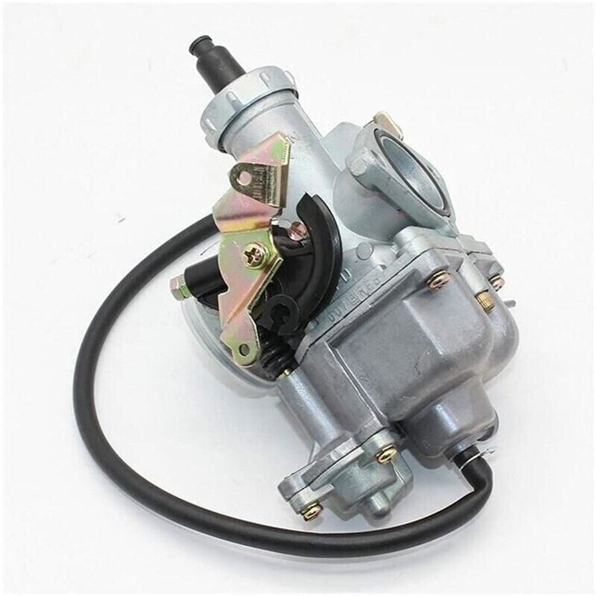 Carburateurset geschikt voor motorfietsen, 27 mm carburateur, geschikt geschikt voor 125cc, 150cc, 200cc, 250cc en 300cc motoren, ook geschikt geschikt voor ATV's, quads en karts. Geschikt geschikt voor offroad motorfietsen.