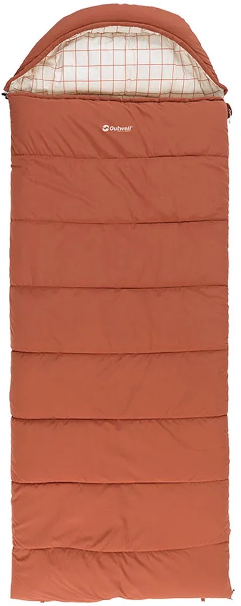 Outwell Camper Lux Slaapzak Oranje Long - Left Zipper