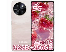 Smartphone DOOGEE Note 59 Pro - 32GB RAM - 256GB ROM - 6,75inch 120Hz - Android 15 - 6250 mAh - AI Camera - NFC, GPS - DOOGEE Mobiele Telefoon 5G - Goud
