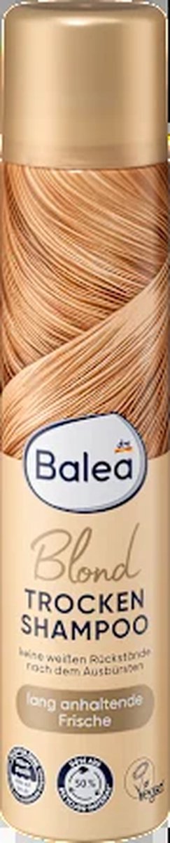 Balea Droogshampoo Blond – Frisse Volume & Verzorging voor Blond Haar – 200 ml