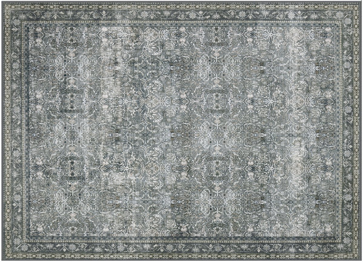 SONGMICS HOME - Tapijt - Vintage Stijl Vloerkleed - Antislip - Wasbaar - Voor Woonkamer en Slaapkamer