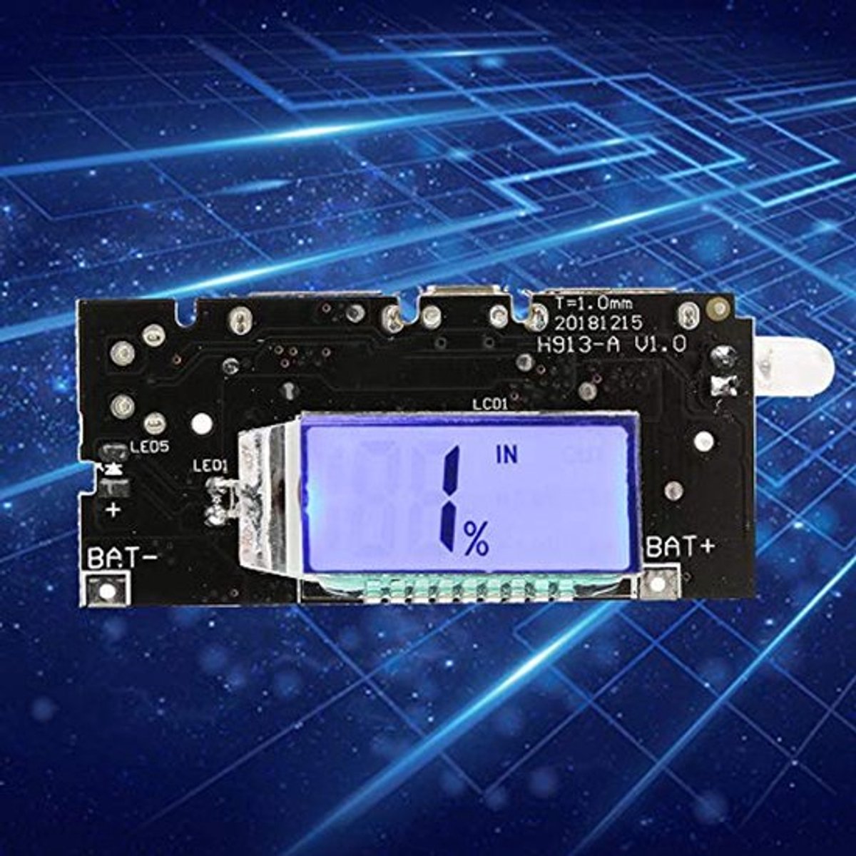 Powerbank PCB, veilige en lichte power bank module voor lithium batterij