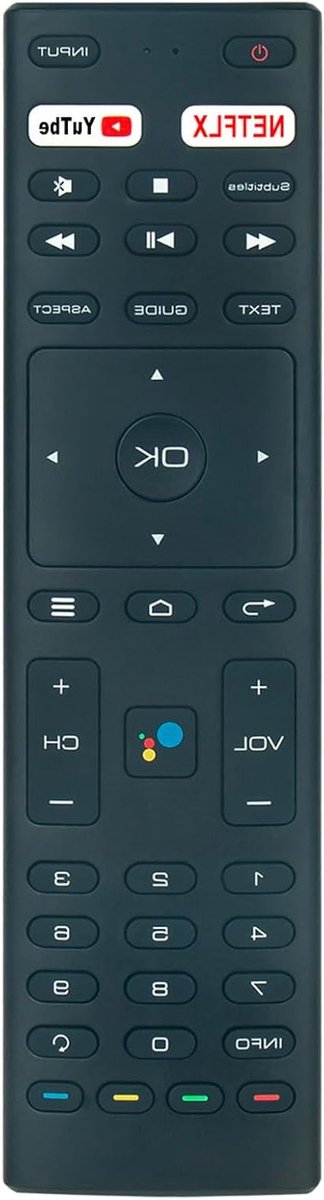 Afstandsbediening Vervangen voor Q.bell TV Modellen QT42GX82, QT58GQ93, QT50GX82 en Meer - Compatibel en Betrouwbaar